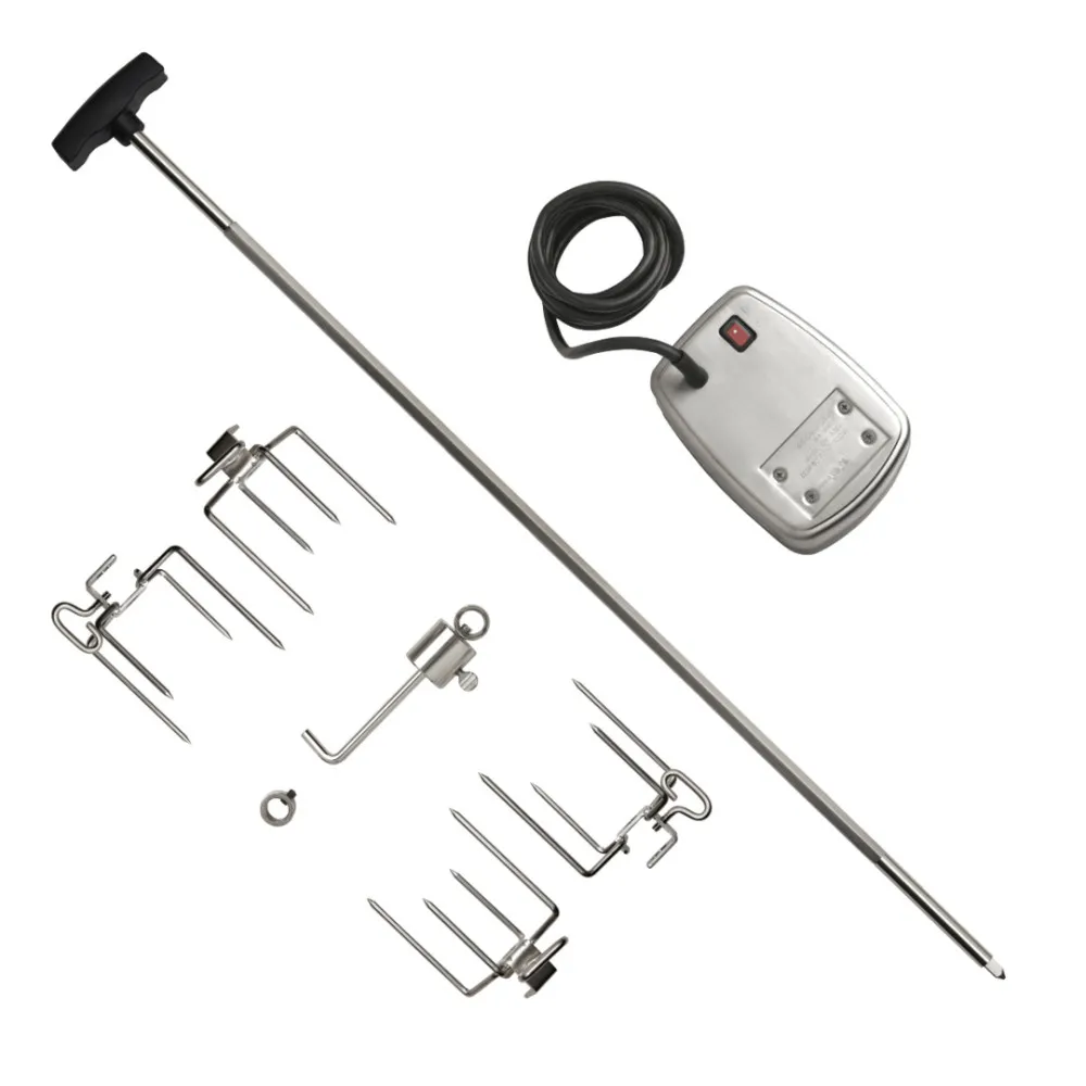 Вертел с 4-мя зажимами и электромотором для моделей Napoleon 665 - 69632