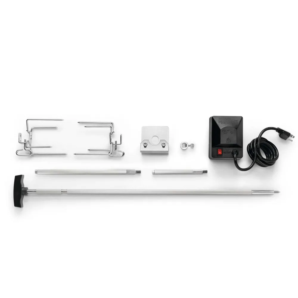 Вертел с 2-мя зажимами и электромотором для моделей Napoleon Rogue 365/425/525/625 - 69912