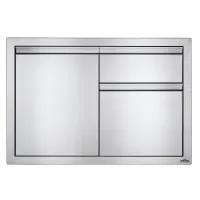 Встраиваемый элемент с выдвижным ящиком, отсеком для мусора и отсеком с дверью Napoleon, малый 91 х 61 см