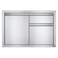 Встраиваемый элемент с 2-мя выдвижными ящиками и отсеком с дверью Napoleon, малый 91 х 61 см