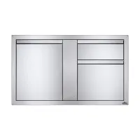 Встраиваемый элемент с выдвижным ящиком, отсеком для мусора и отсеком с дверью Napoleon, большой 107 х 61 см