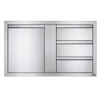 Встраиваемый элемент с 3-мя выдвижными ящиками и отсеком с дверью Napoleon, большой 107 х 61 см