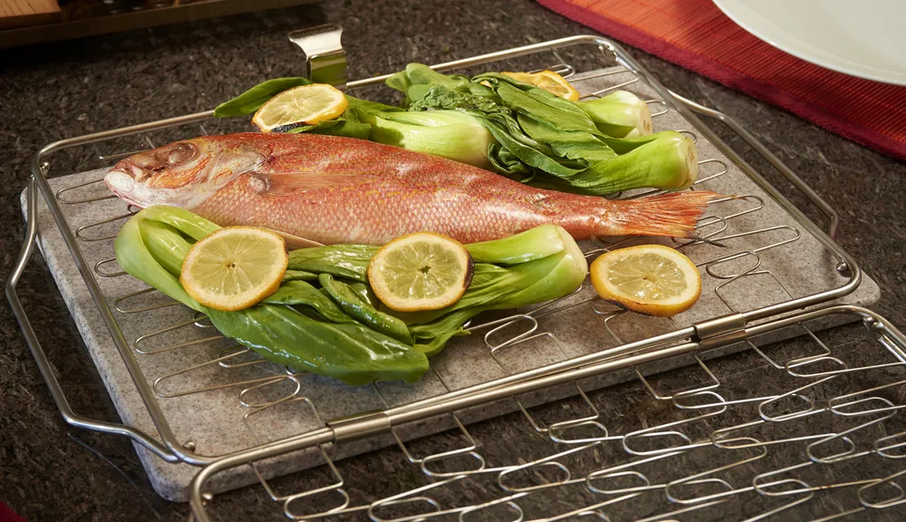 Гибкая сетка для рыбы и овощей