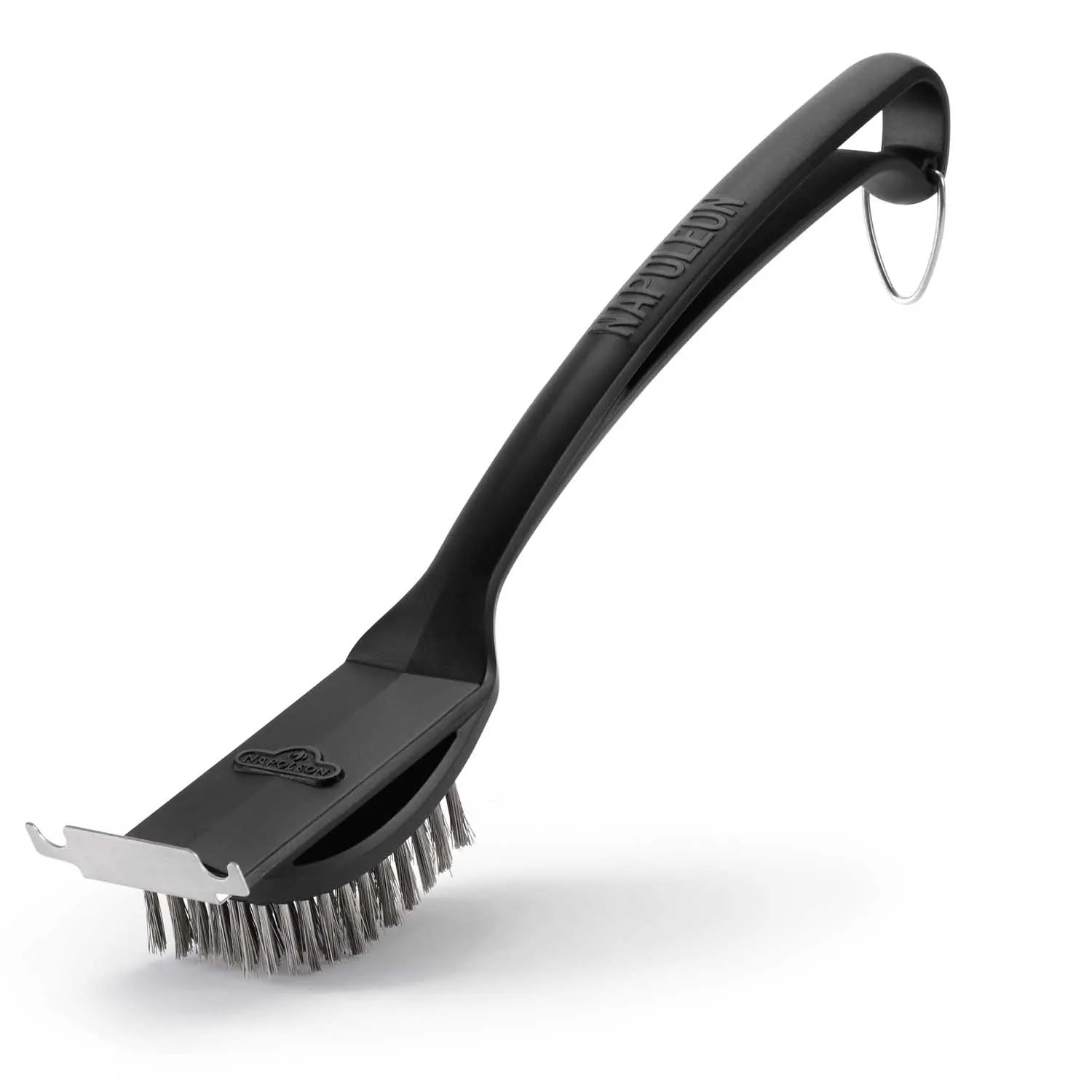 Щетка для чистки стальная с пластиковой ручкой Napoleon