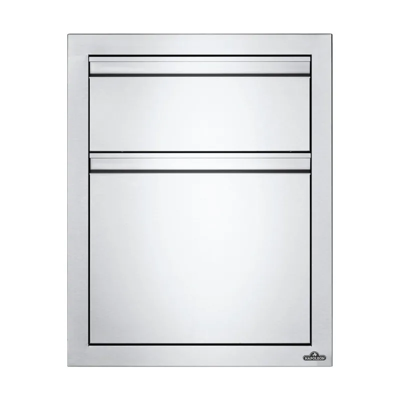 Встраиваемый элемент с малым и большим выдвижными ящиками Napoleon, 46 х 61 см