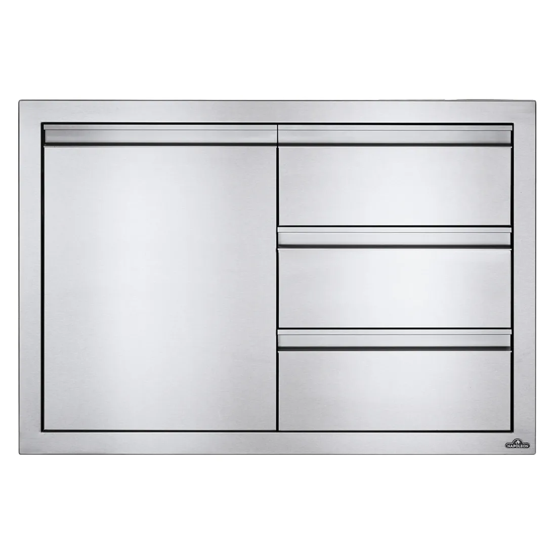 Встраиваемый элемент с 3-мя выдвижными ящиками и отсеком с дверью Napoleon, малый 91 х 61 см