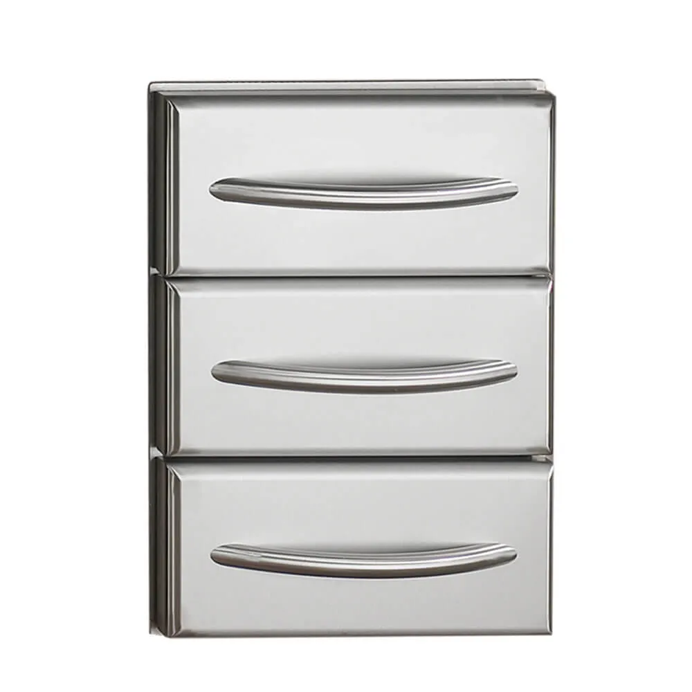 Плоский встраиваемый тройной выдвижной ящик Napoleon