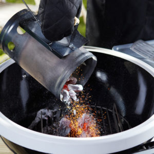 Как высыпать угольный стартер Наполеон