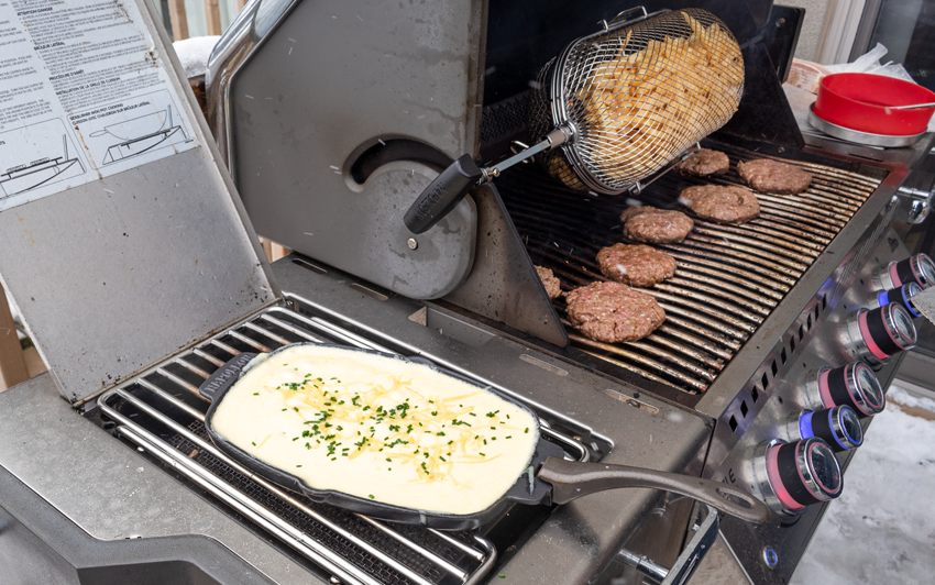 ірландський бургер на грилі