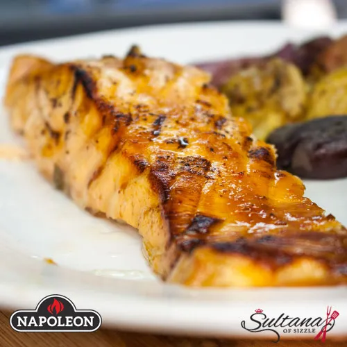 Глазурований лосось чилі