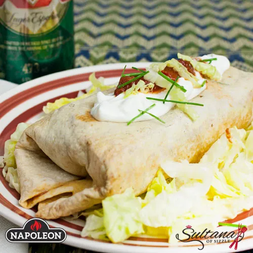 Куряча Чемичанга на грилі